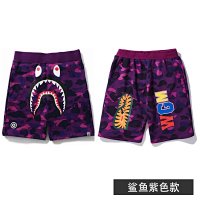 Purple shark shorts