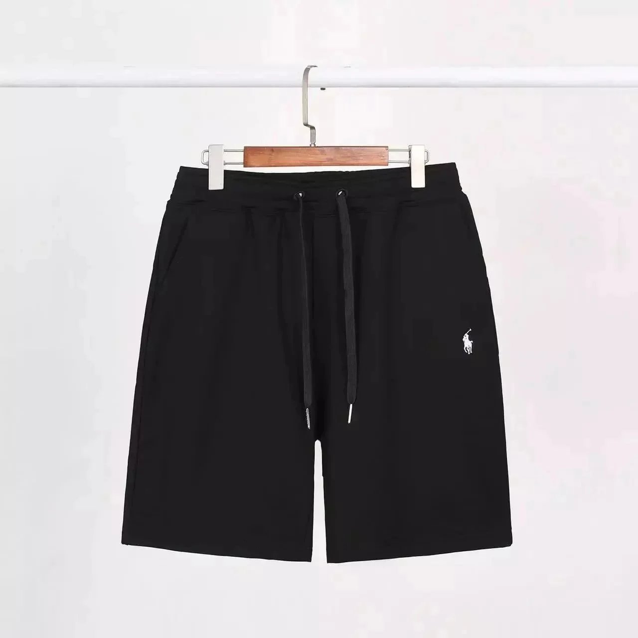 Polo Ralph Lauren Classic Logo Embroidered Black Shorts - 6