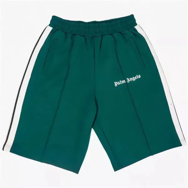 Palm Angels Side Stripe Black Shorts - 12