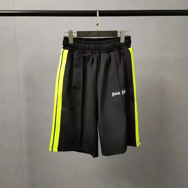 Palm Angels Side Stripe Black Shorts - 14