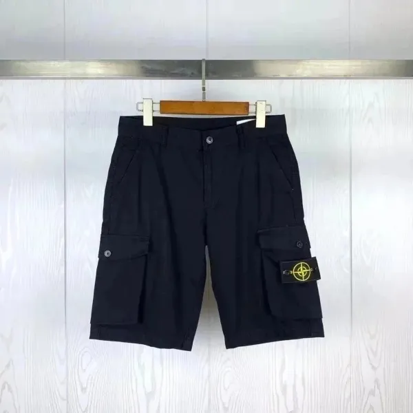 Stone Island Shadow Project Cargo Shorts Black - 1