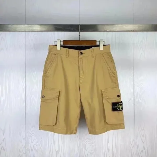 Stone Island Cargo Shorts Beige Shorts - 1