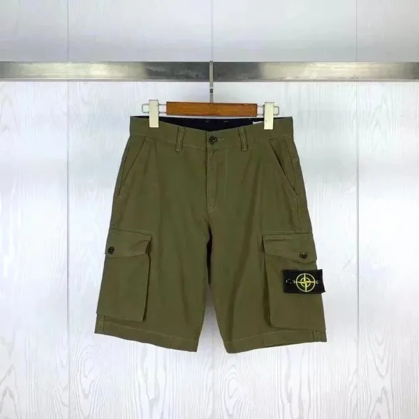 Stone Island Cargo Shorts Army Green Shorts - 1