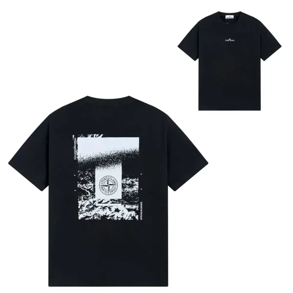 Stone Island Private Estate Spring/Summer Black T-Shirt - 1