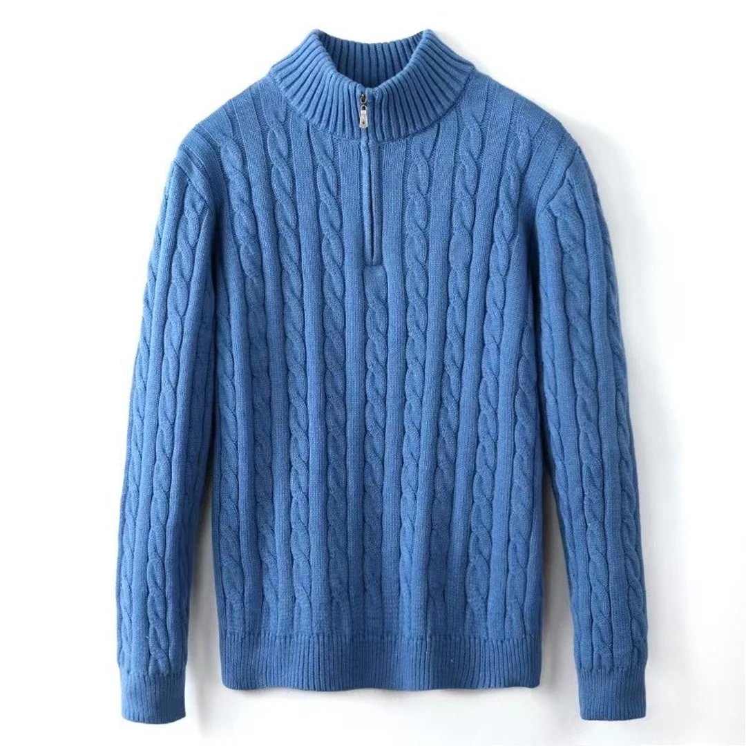 Embroidered Half Zip Sweater photo 7