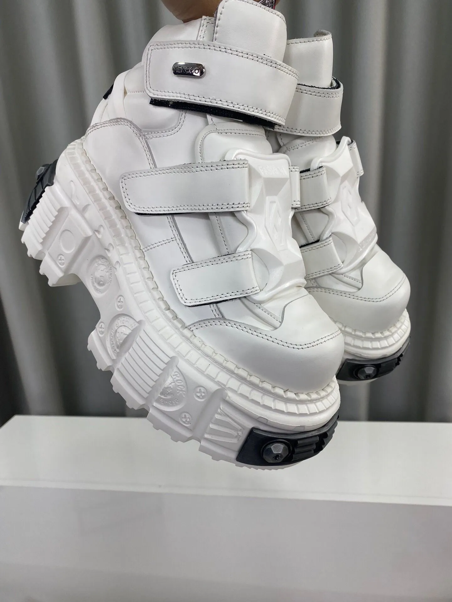 New Rock Strap Up Boots