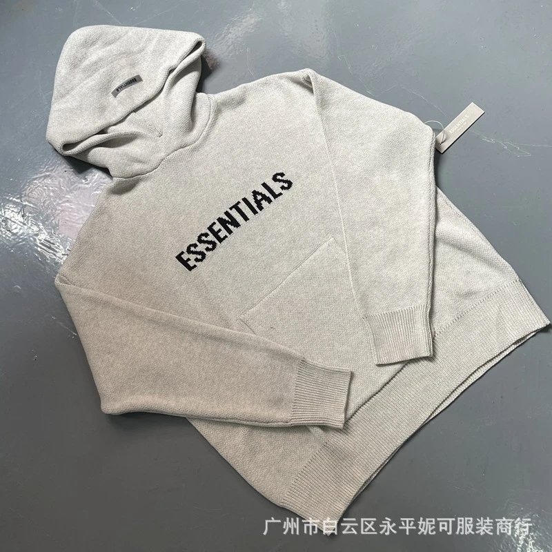 Essential Knit Hoodie 4