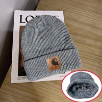 Standard C- gray fleece-lined