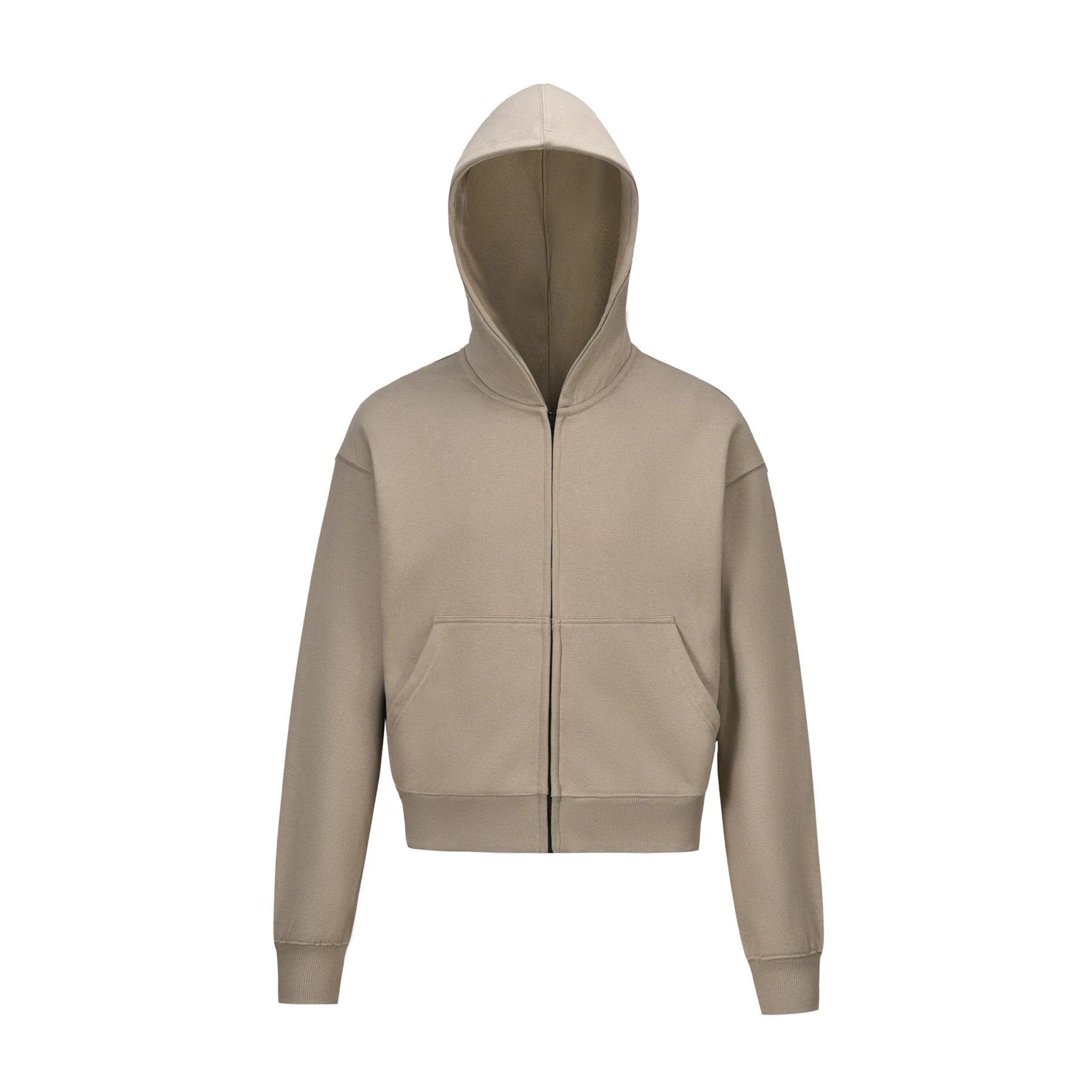 High Quality Cropped Blank Zipper · 5