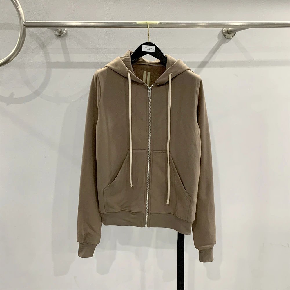 Rick Owens Beige Zip