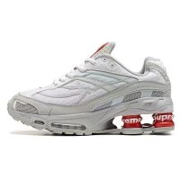 Grey white red