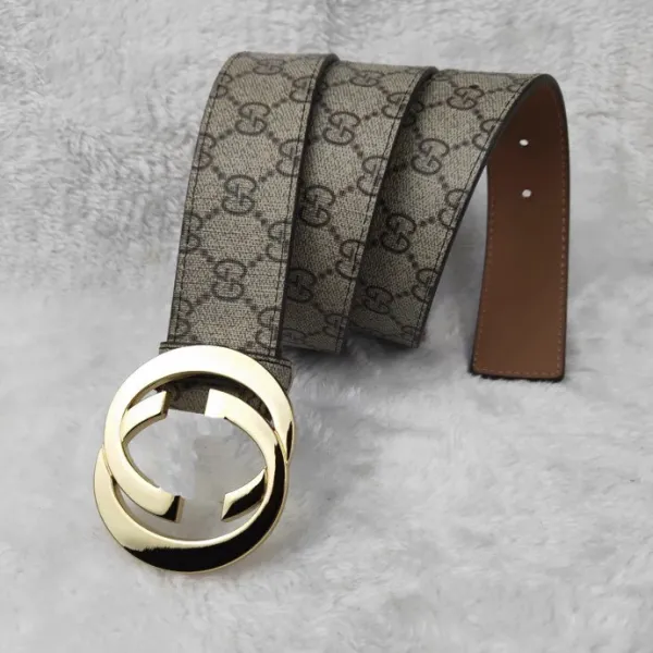 Gucci GG Marmont Leather Belt Black with Gold-Tone Interlocking G Buckle - 10