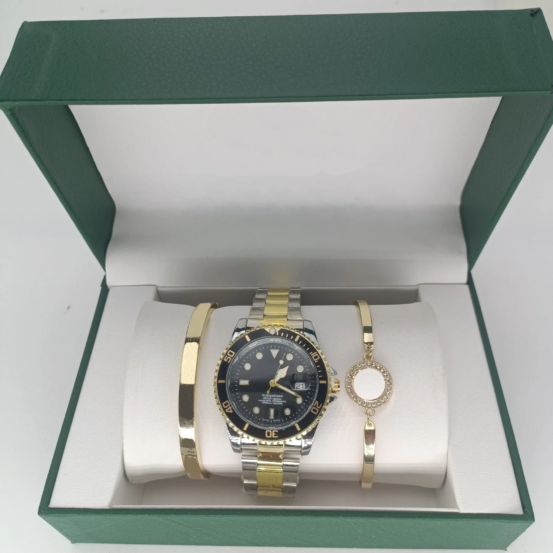 Rolex Submariner 3-Piece Watch Box Set
