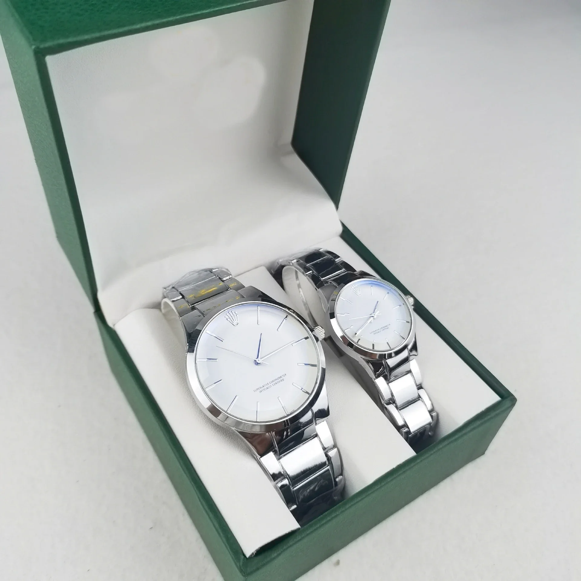 Minimalist-style Rolex watches for couples