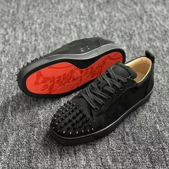 CL * nail toe red soled board shoes