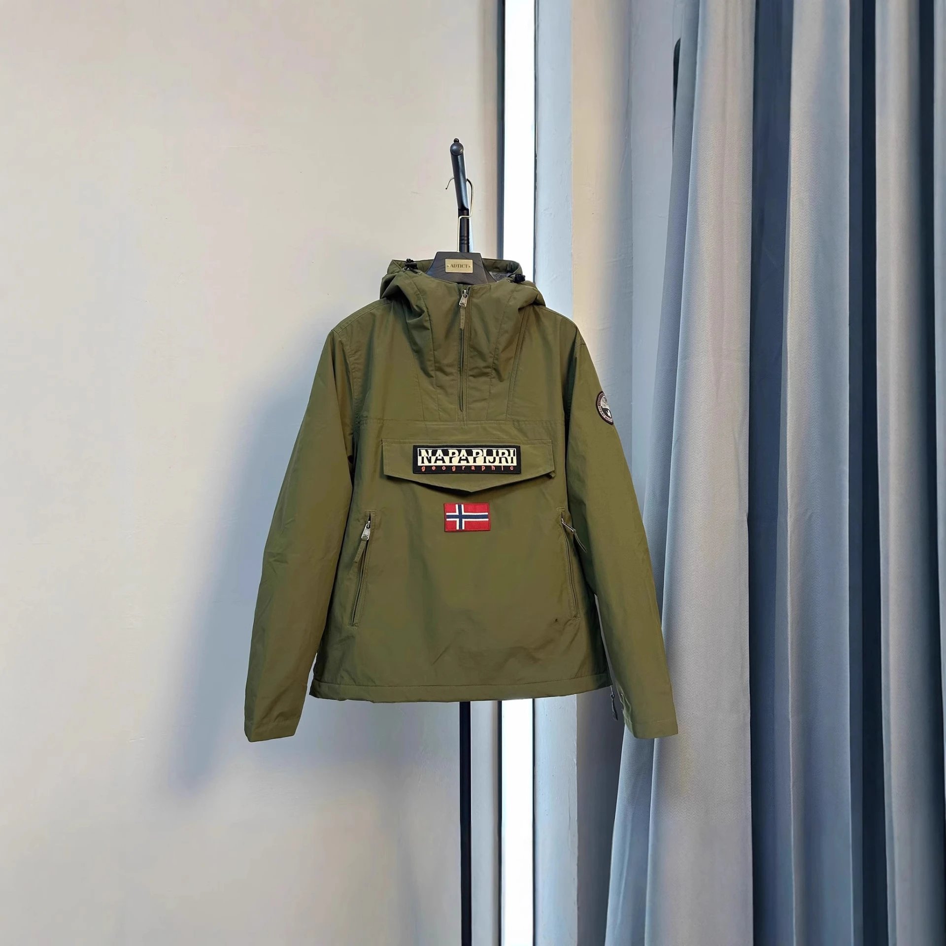 NAP* British Flag Hooded Fleece-Lined Windbreaker (Premium Quality)