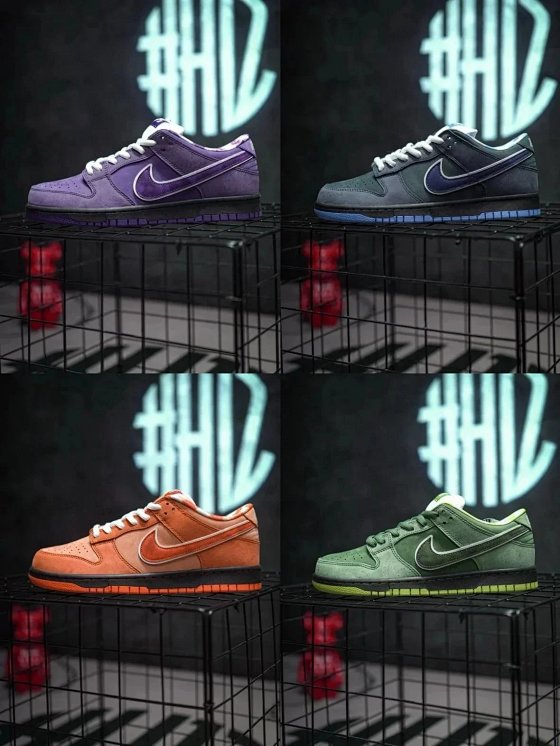 YH Version Special Offer! Lobster Four-Color Original Box NK Dunk Low Series Collection!!!