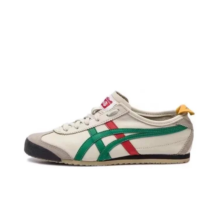 Leather Upper, Beige/Green/Red DL408-1684