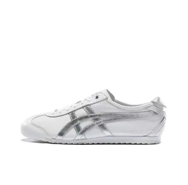Leather Upper, White/Silver D508K-0193