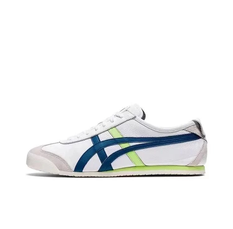 Leather Upper, White/Blue/Green 1183A201-107