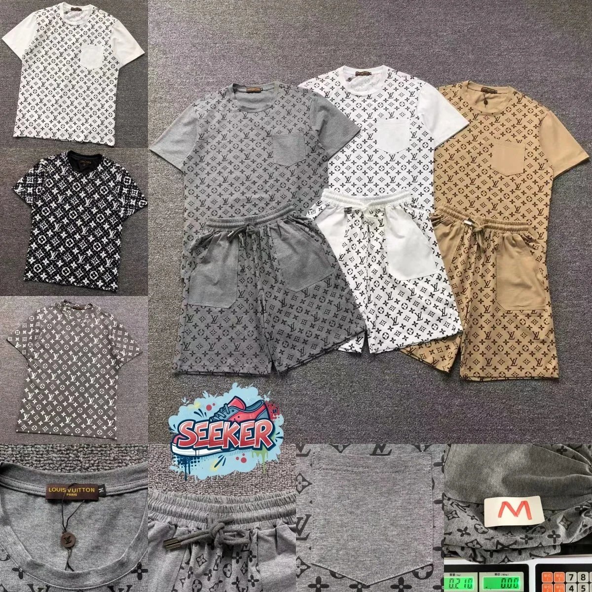Louis Vuitton Monogram T-Shirt and Shorts Set