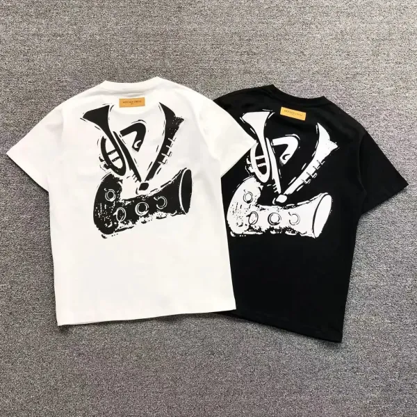 Louis Vuitton x Futura Vuitton! Graphic Print White T-Shirt - 3