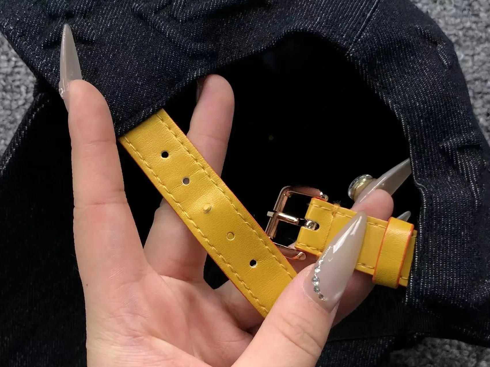 Louis Vuitton Monogram Denim Baseball Cap Blue - 11