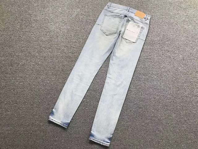 Purple Brand Jeans Paint-splatter graphic straight-leg product detail image 3