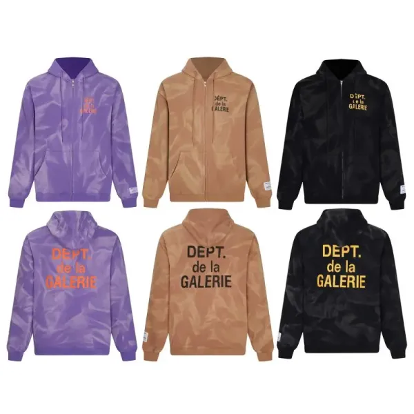 Gallery Dept. Dept. de la Galerie Black Zip-Up Hoodie - 7