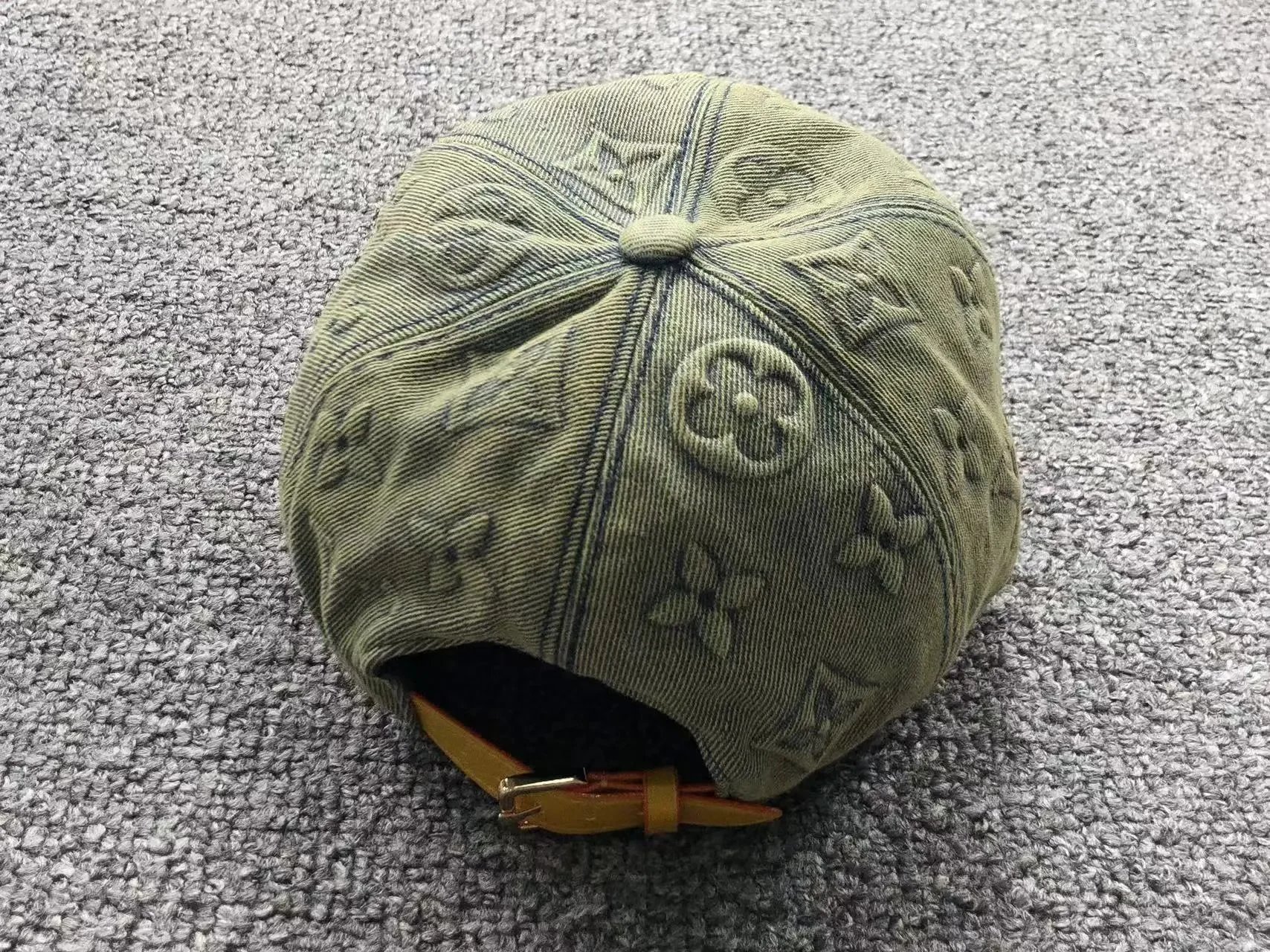 Louis Vuitton Monogram Denim Baseball Cap Blue - 9