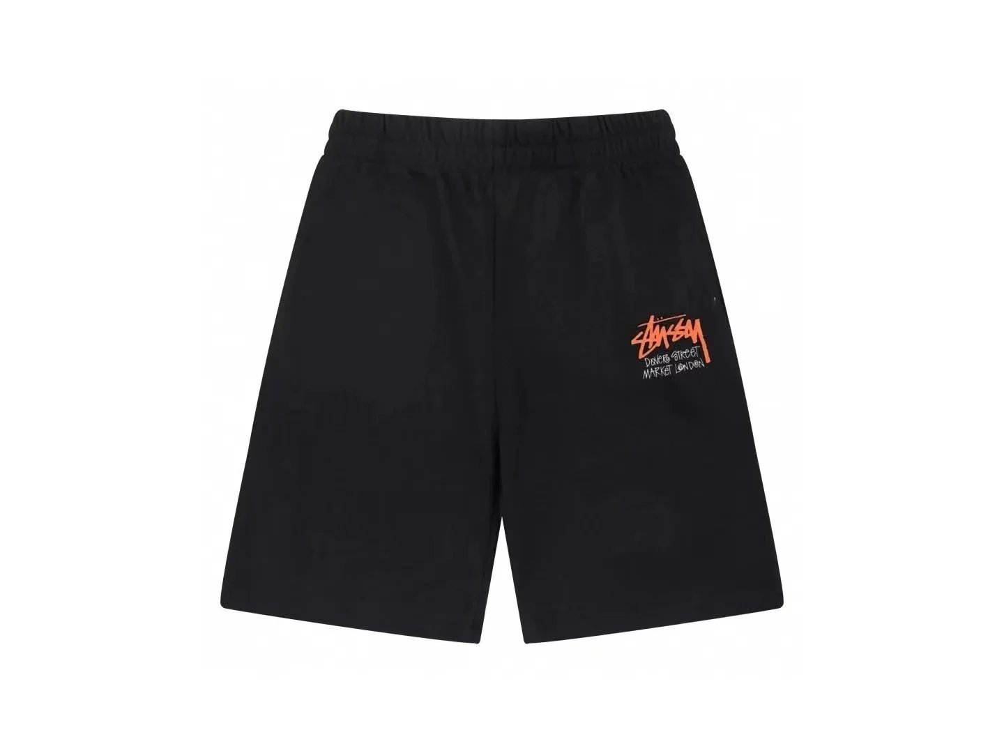 Stüssy Script Logo Basketball Shorts Black - 7