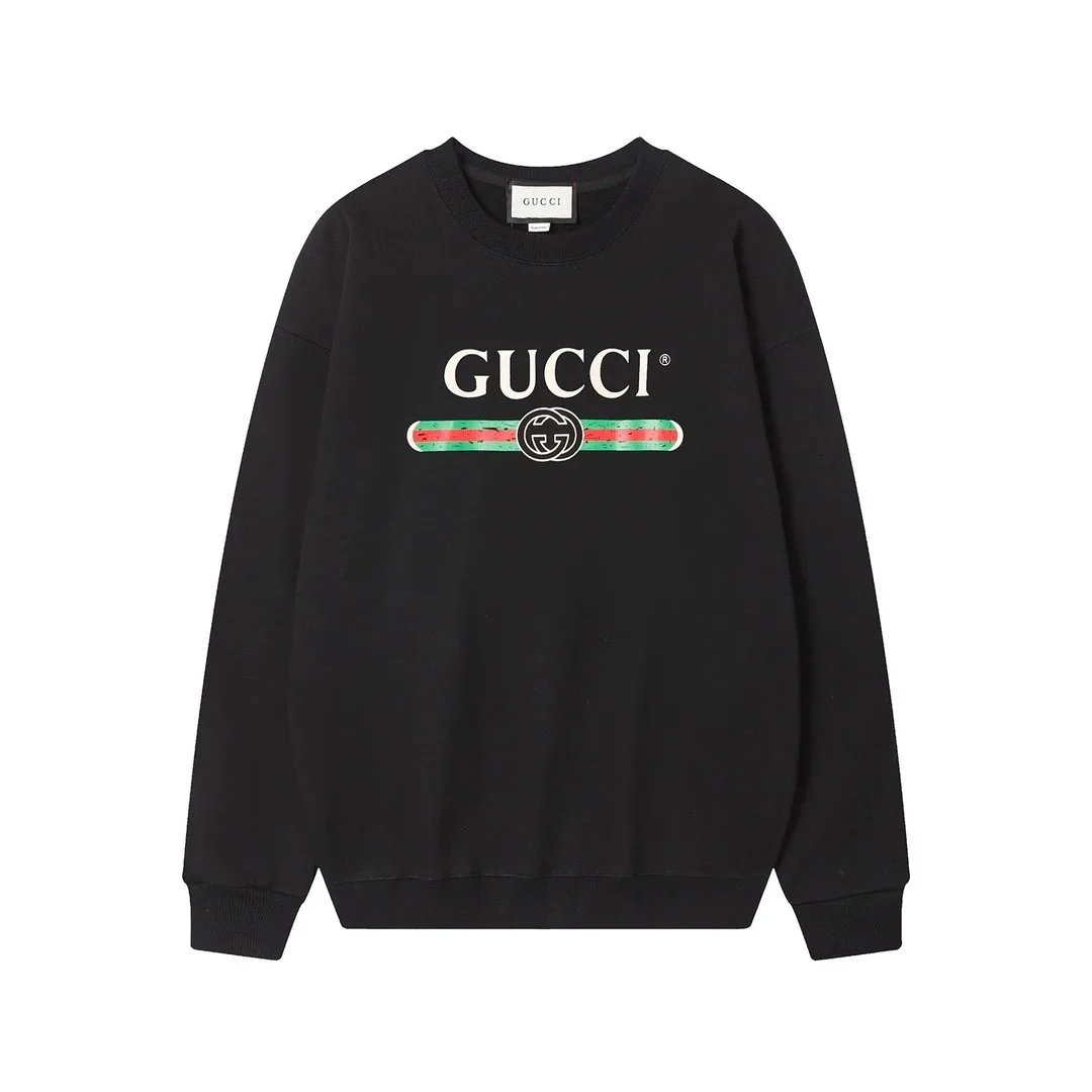 Balenciaga Logo Print Gradient Sweatshirt Black - 7