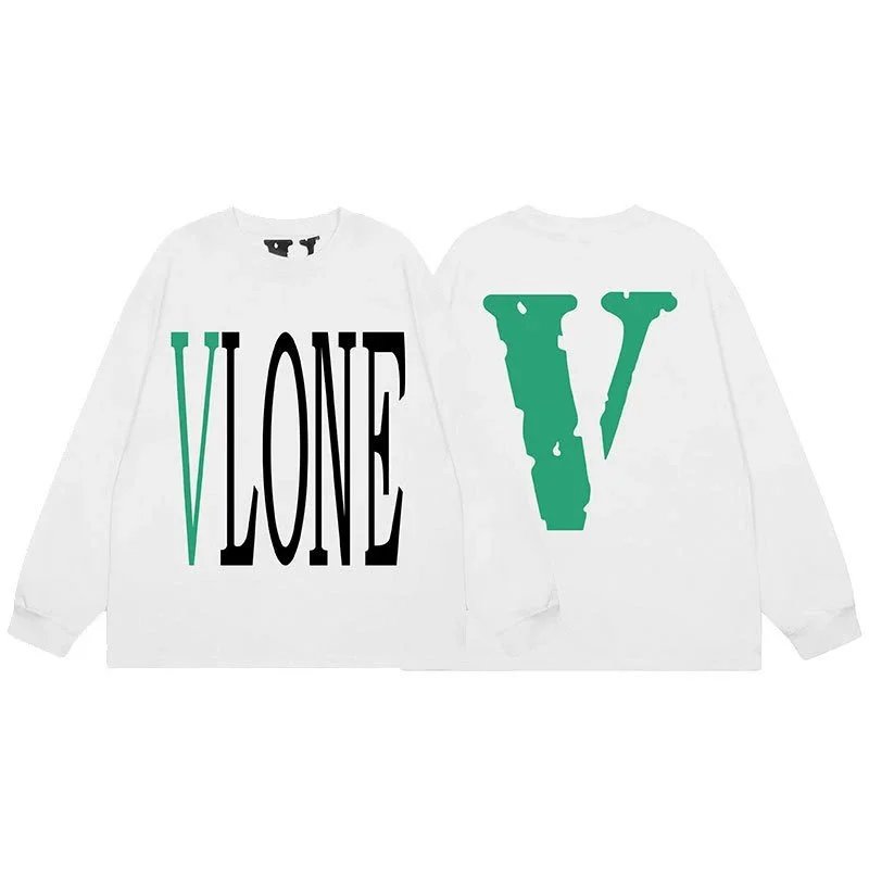 Vlone VLONE Logo Long Sleeve T-Shirt Black - 9