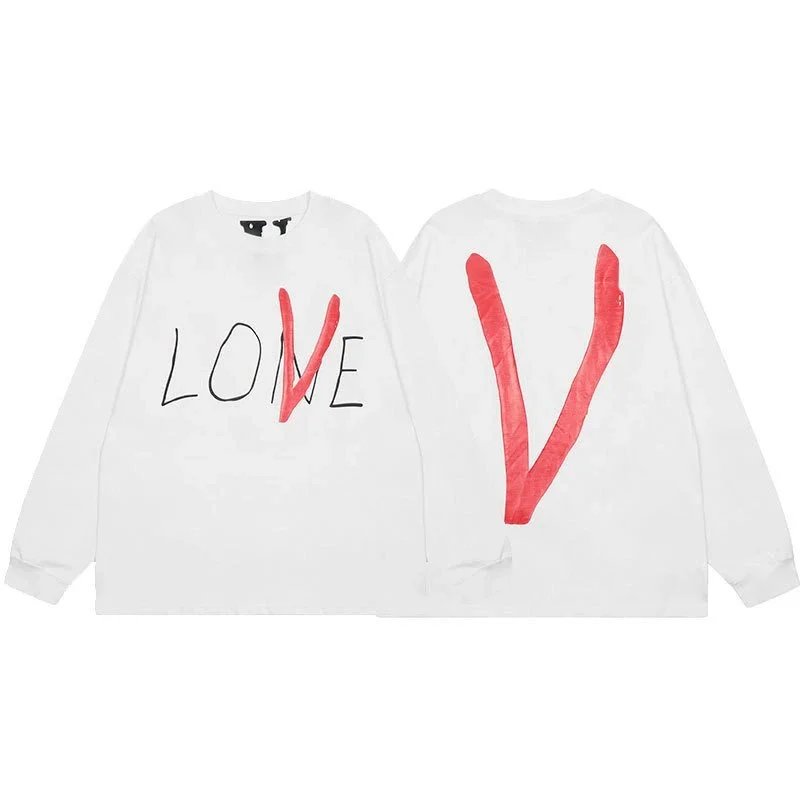 Vlone VLONE Logo Long Sleeve T-Shirt Black - 5