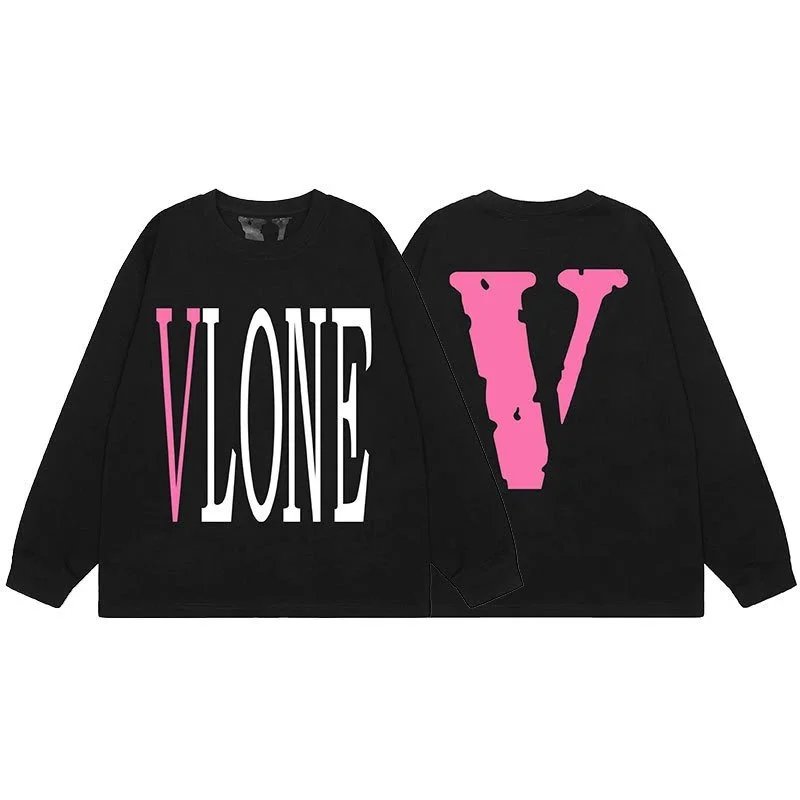 Vlone VLONE Logo Long Sleeve T-Shirt Black - 10