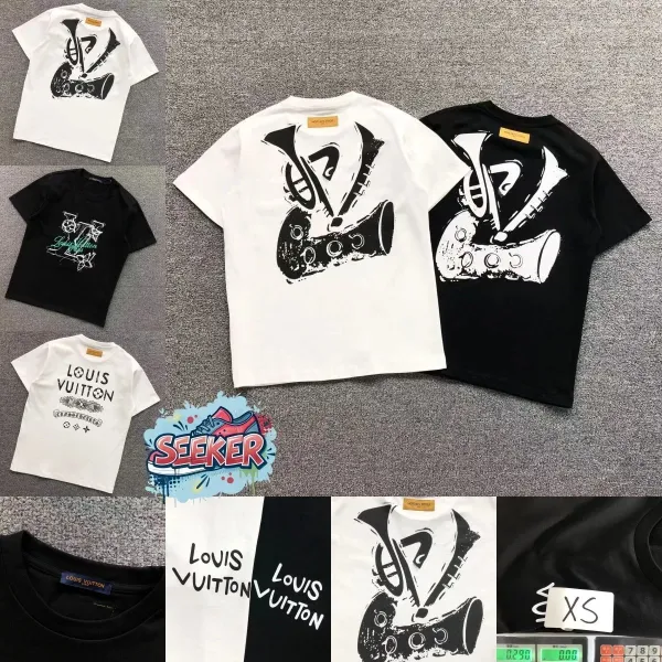 Louis Vuitton x Futura Vuitton! Graphic Print White T-Shirt - 2