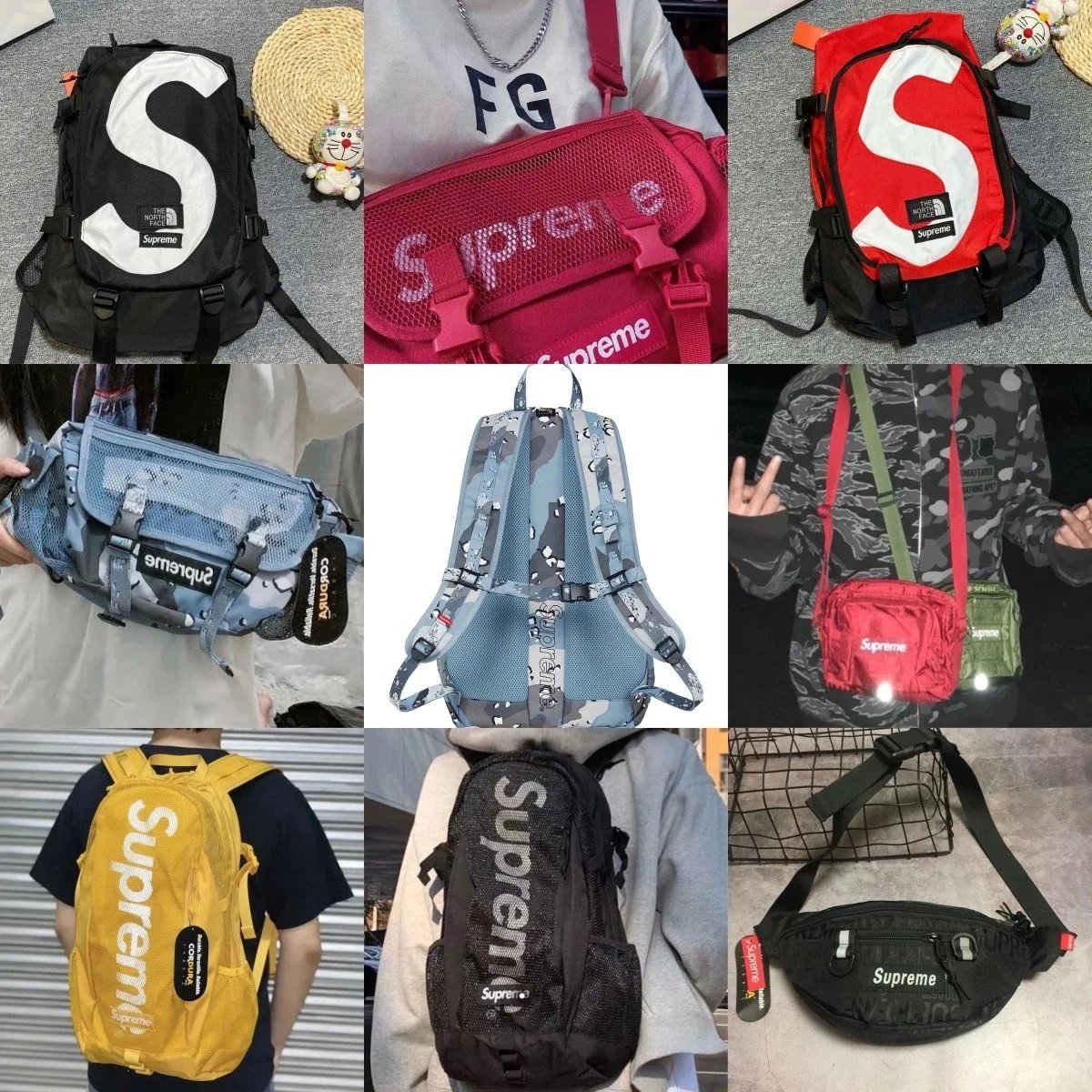 Supreme Cordura Mesh Backpack Yellow - 2
