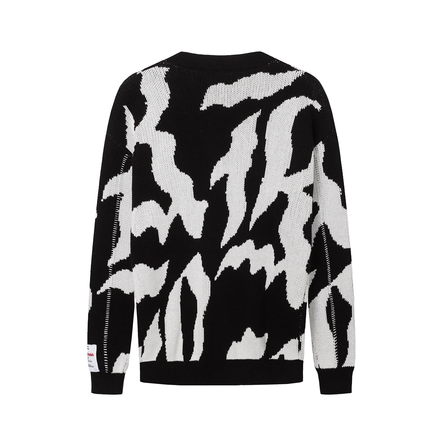 High Street Knit Cardigan Noir - Gallery Image 5 - Detailed View