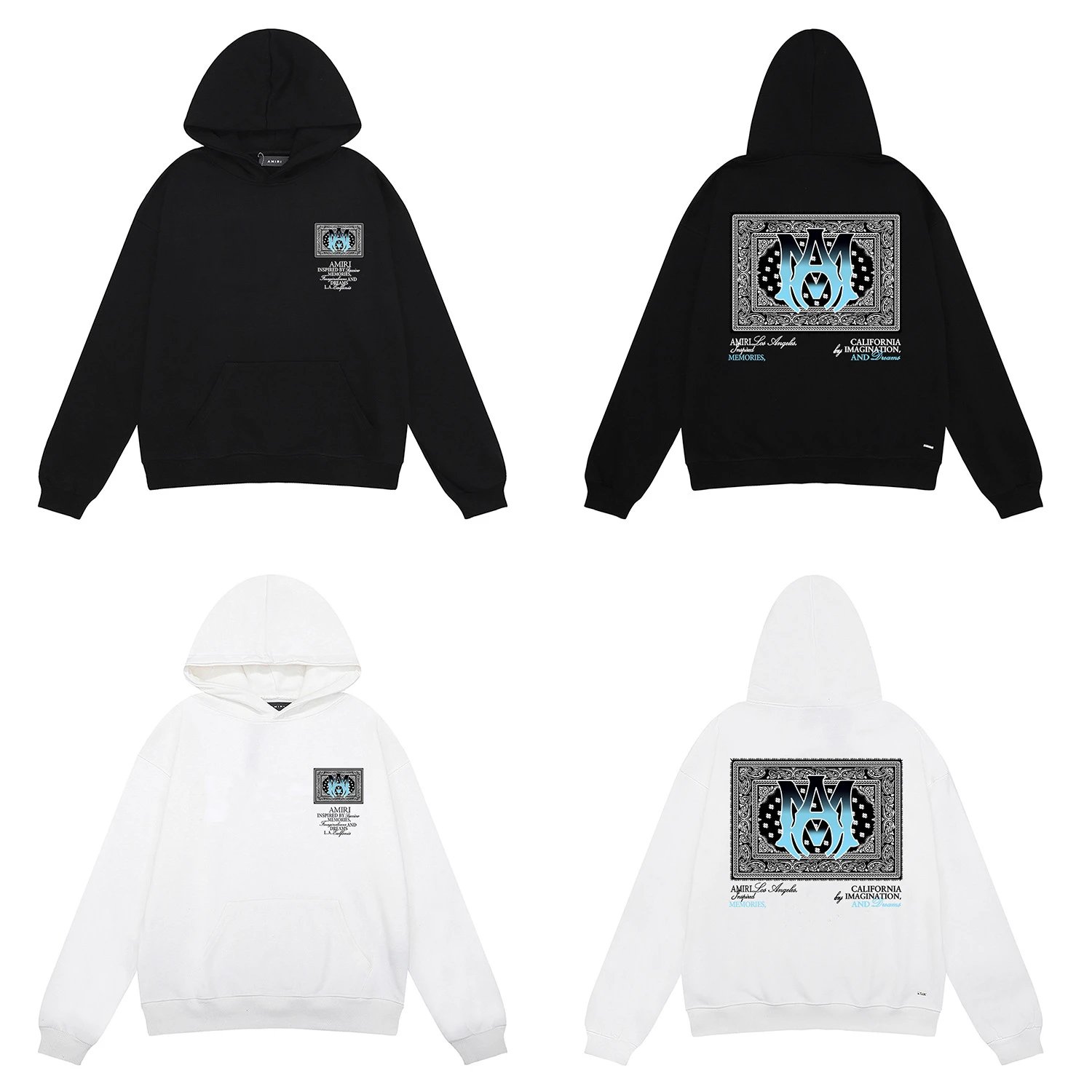 Amiri Totem Print Hoodie Multi - High Quality Product Image - Cnfans