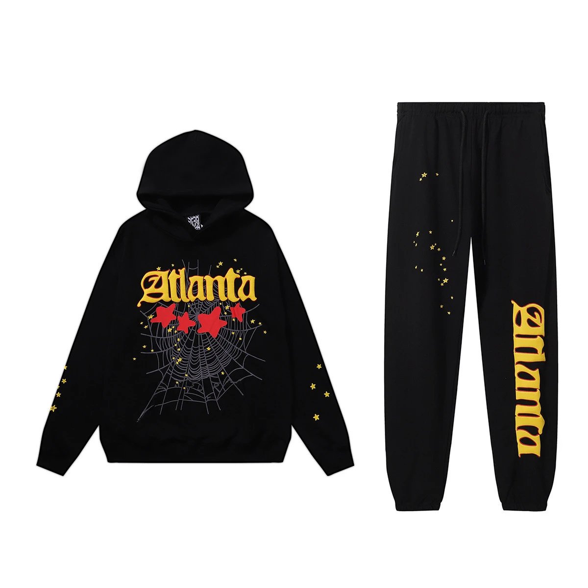 Streetwear Hoodie Set Black - Gallery Image 1 - Detailed View