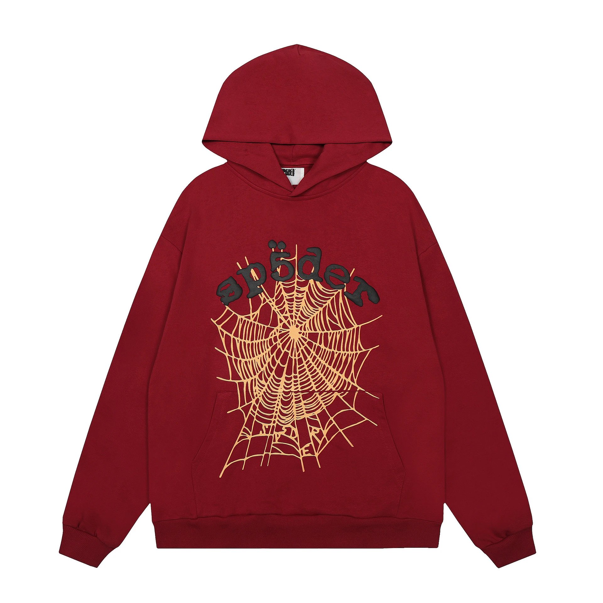 Streetwear Hoodie Set Garnet - Sp5der - Cnfans - $34.84