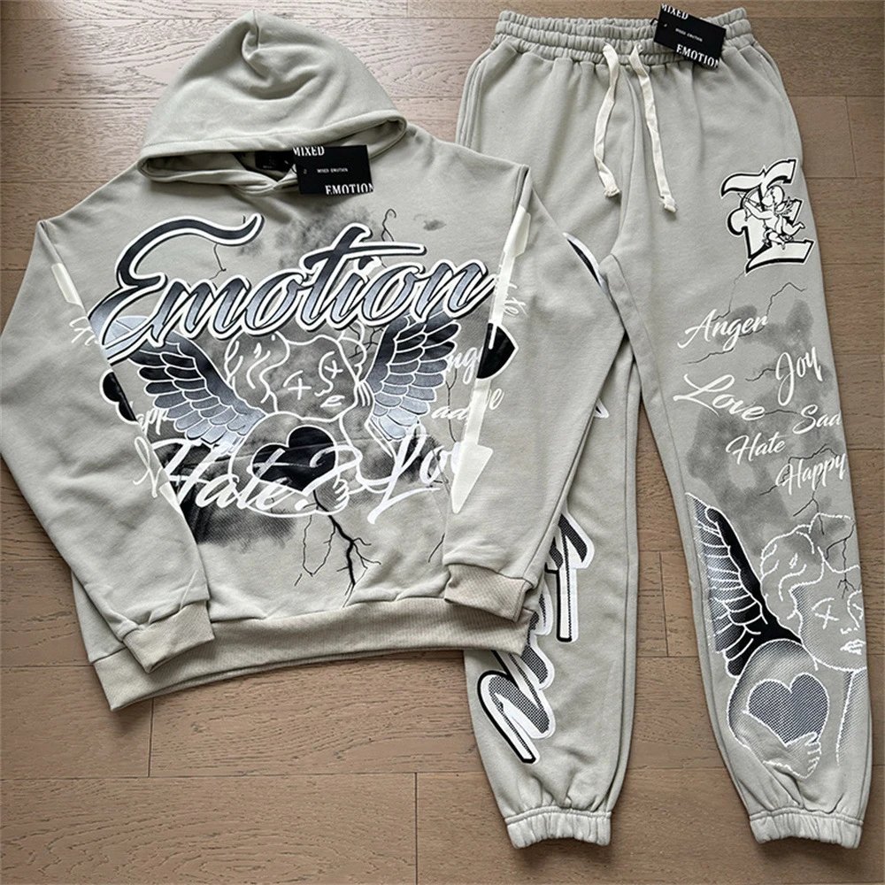 Mixed&Emotion Hoodie Set Multicolor - Gallery Image 2 - Detailed View