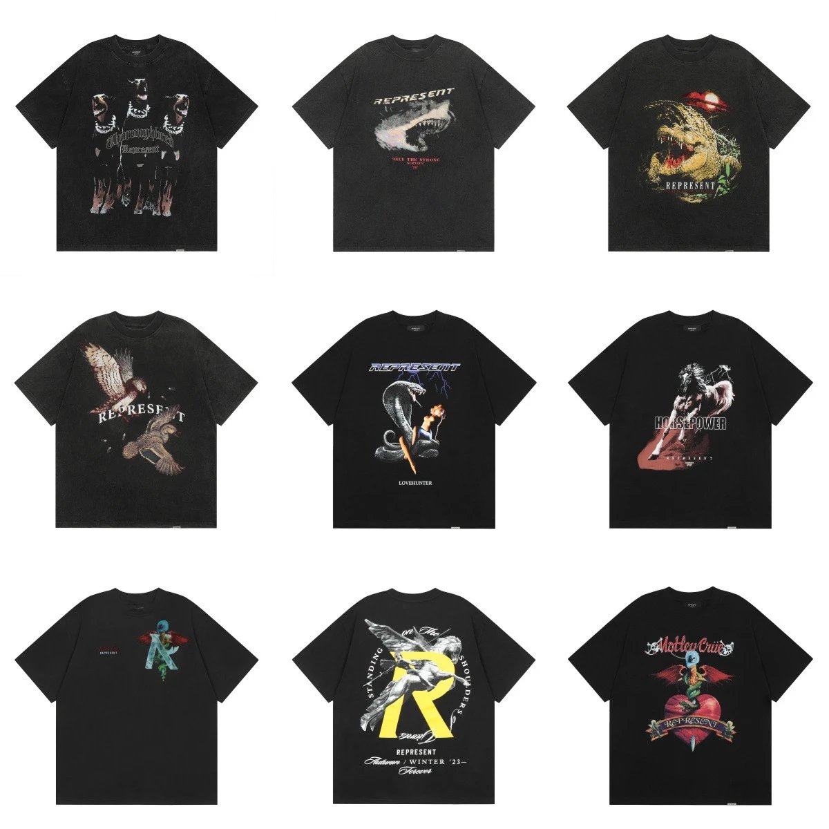 Represent Graphic Print Tee Multicolor - High Quality Product Image - Cnfans