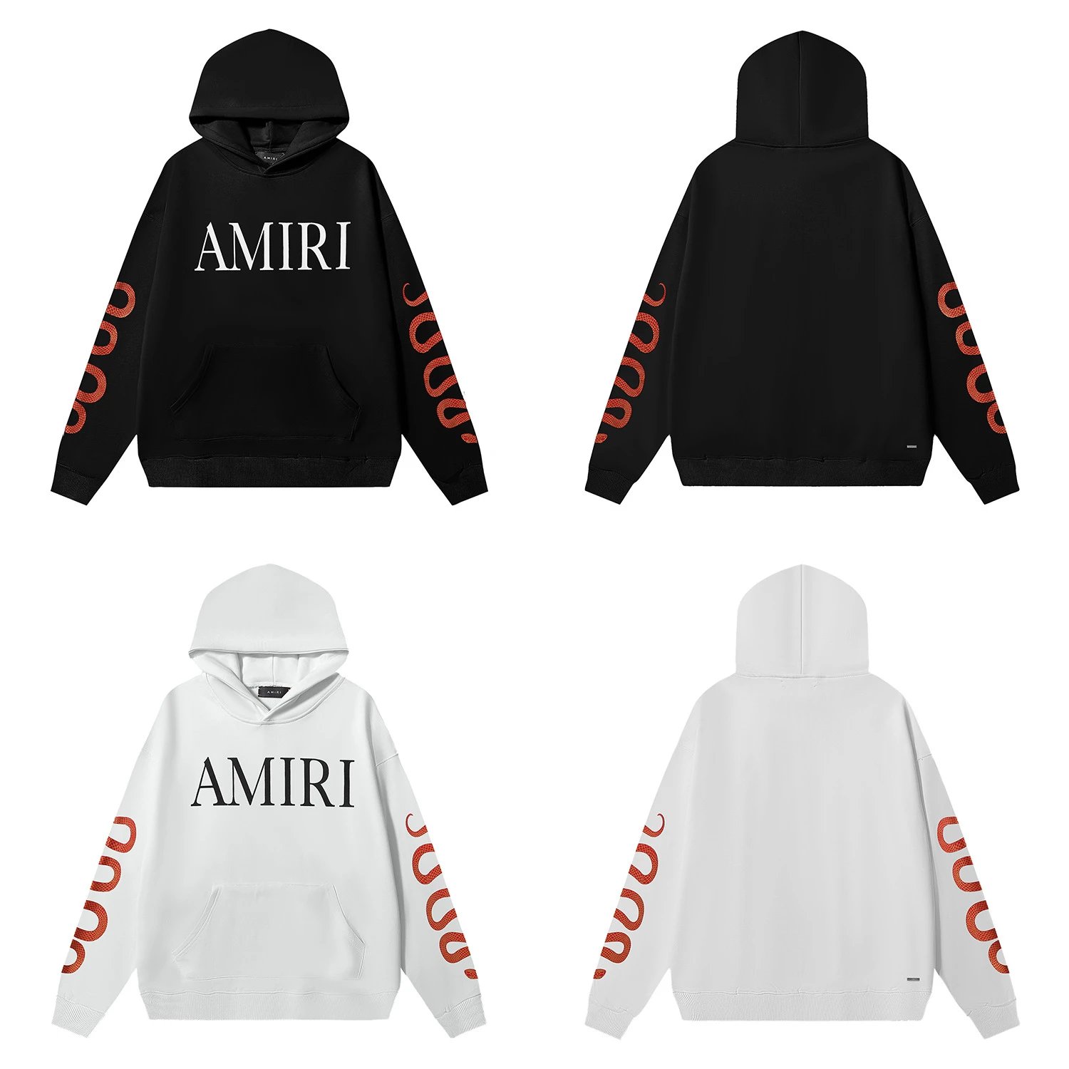 Amiri Red Snake Hoodie Multicolor - High Quality Product Image - Cnfans