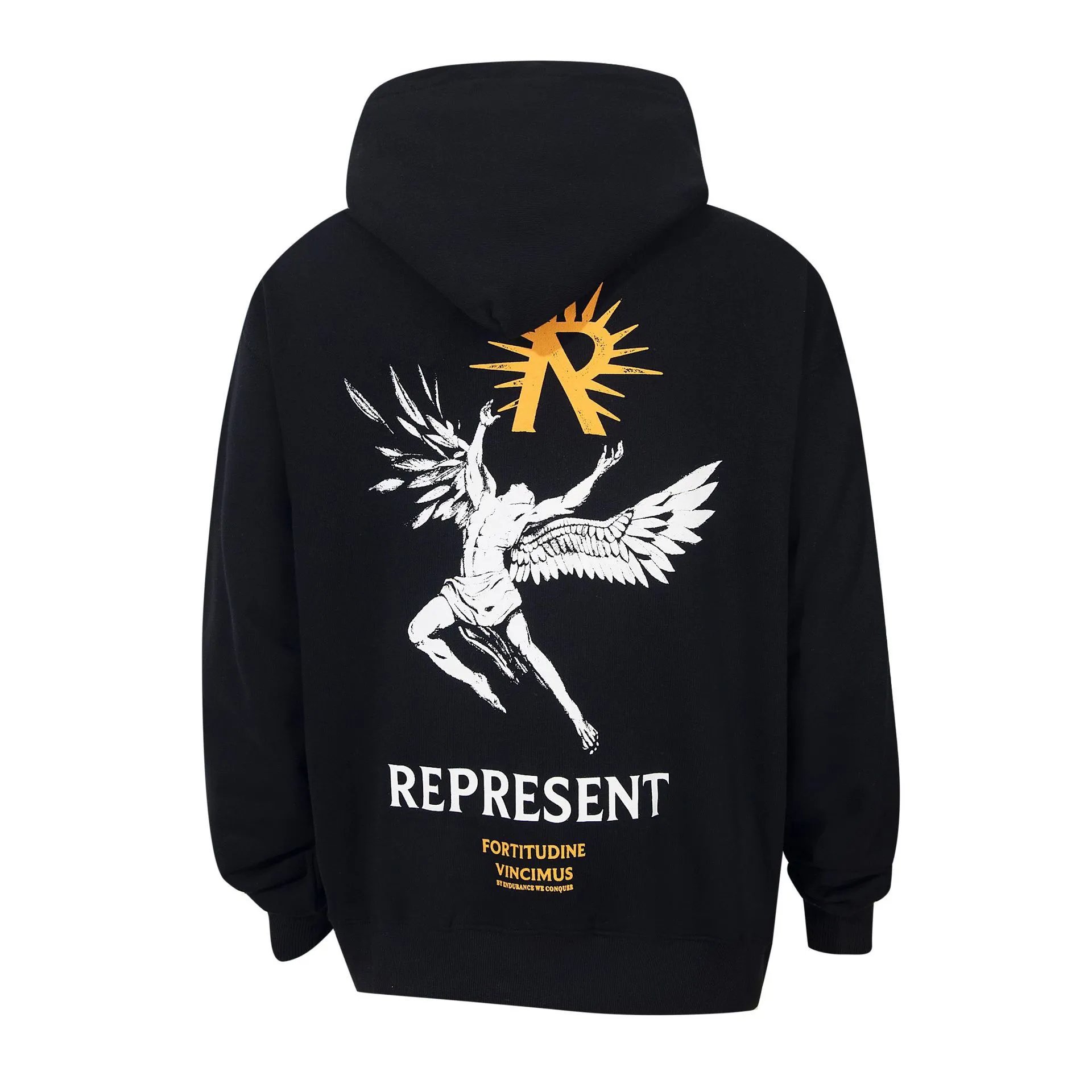 Represent Hoodie with Angel Print Multicolor - Gallery Image 4 - Detailed View