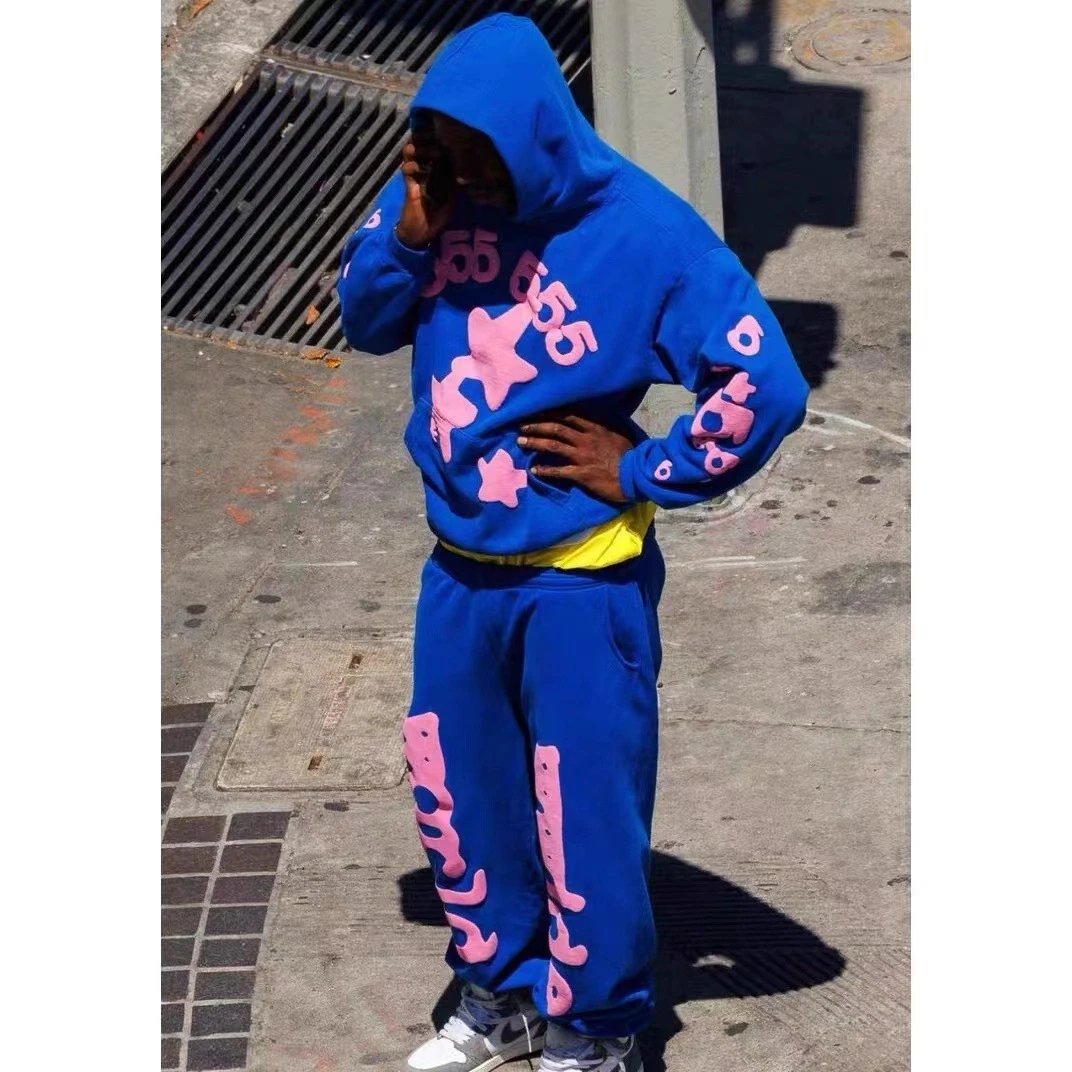 Street Style Hoodie Set Beige - Gallery Image 4 - Detailed View