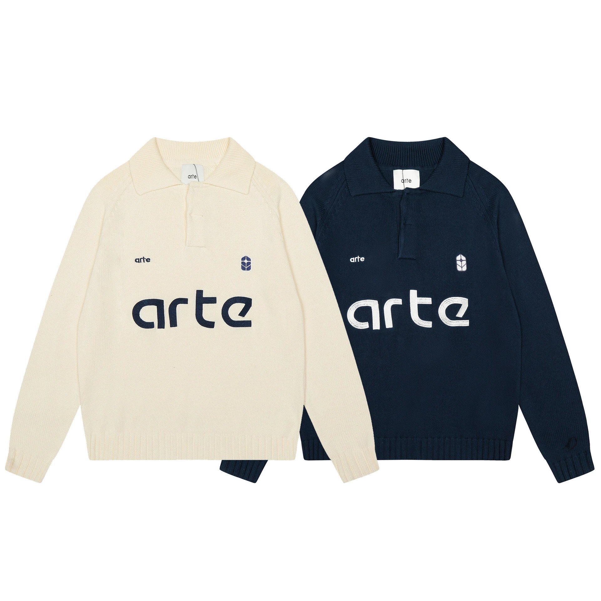 Arte Embroidered Knit Sweater Multicolor