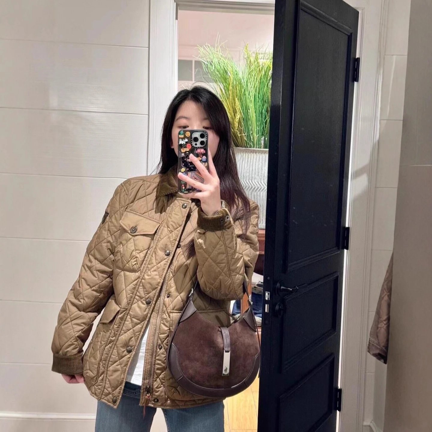 Ralph Lauren Quilted Jacket Multicolor - Gallery Image 4 - Detailed View