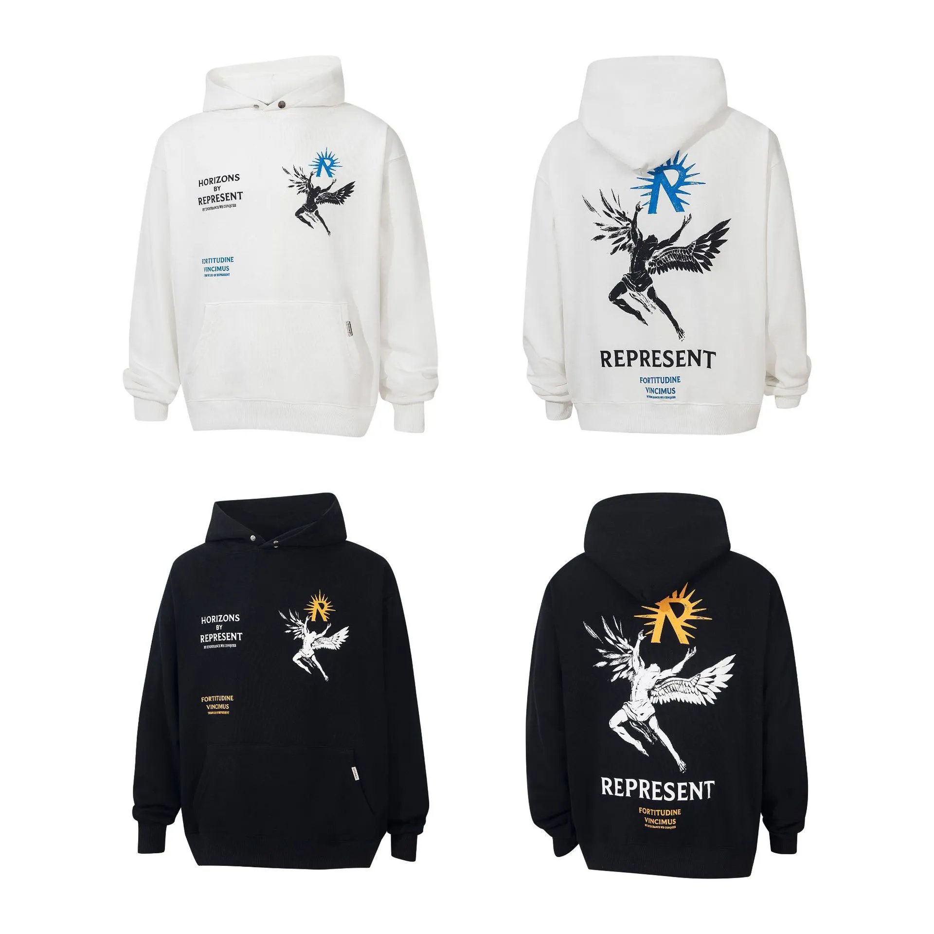 Represent Hoodie with Angel Print Multicolor - High Quality Product Image - Cnfans
