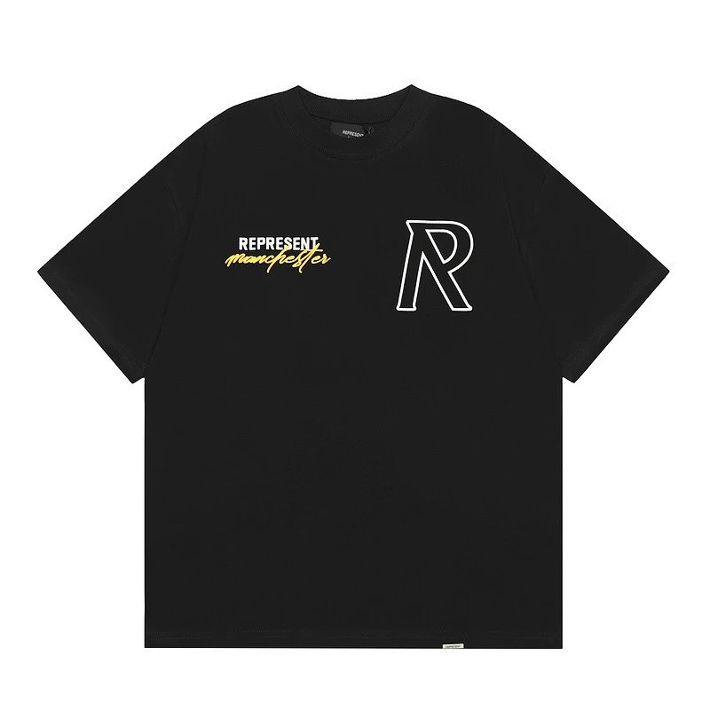 Represent Black T-Shirt Multi-Color - Gallery Image 4 - Detailed View